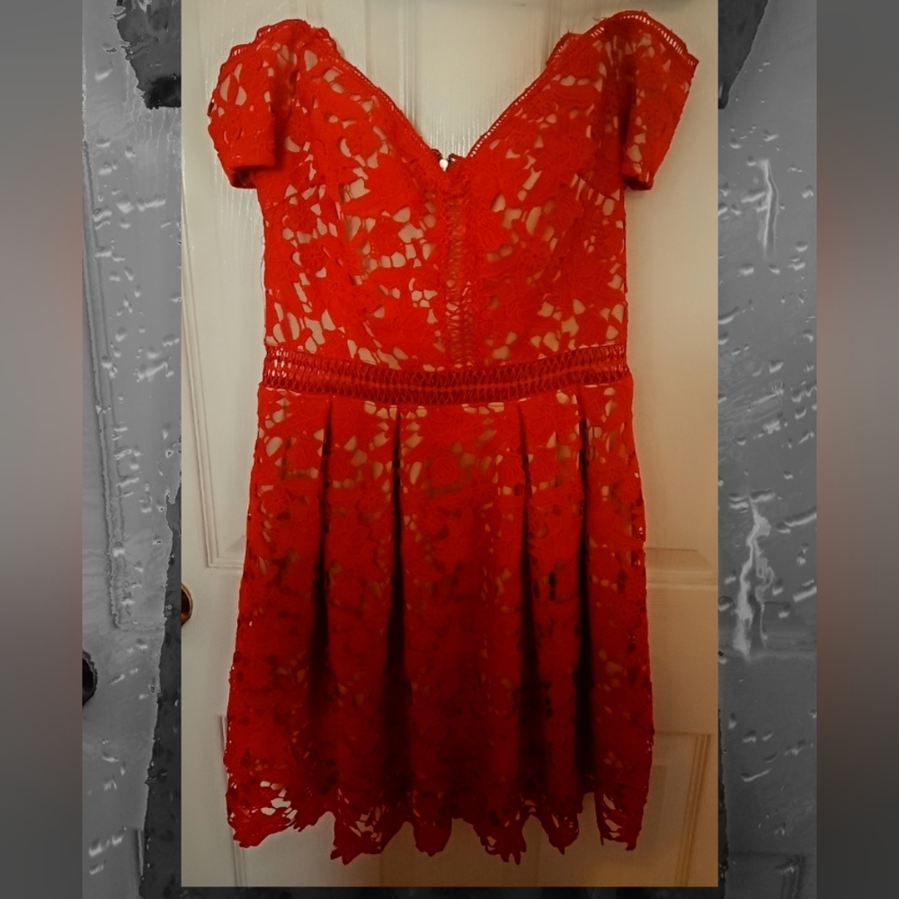 Francesca's Red Party Dress.,